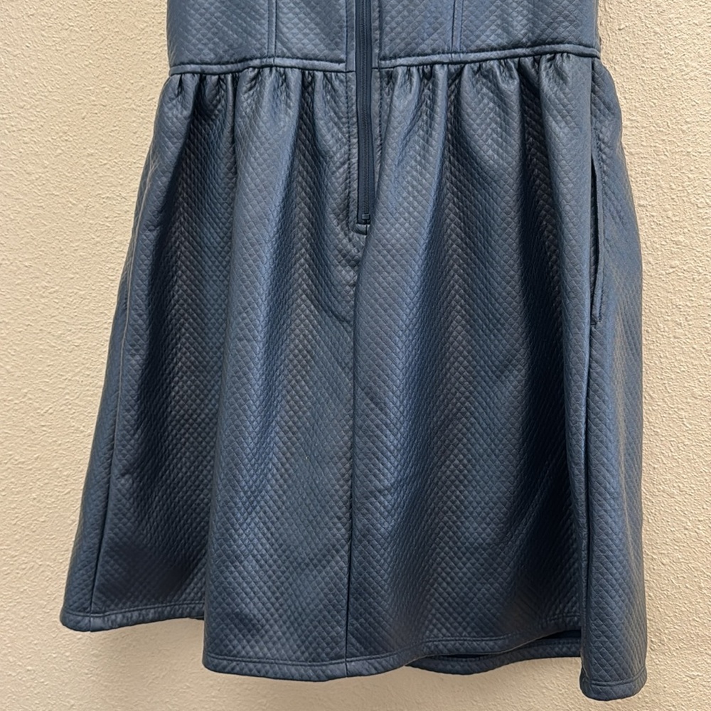 Disney Descendants 2 Villains Evie Faux Leather Blue Embellished Dress Size 7/8 - Picture 6 of 16